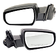 Driver and Passenger Side Mirrors, Power Adjust, Non-Folding, Non-Heated, Textured Black, No Signal Light, No Memory, No Puddle Light, No Auto-Dimming, No Blind Spot Feature