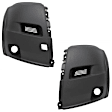 Front, Driver and Passenger Side Textured Bumper Cover