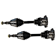 SET-GSPNCV10017-2 Front, Driver and Passenger Side Axle Assembly - Set of 2