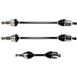 SET-GSPNCV10138-3B Front, Driver or Passenger Side and Rear, Driver and Passenger Side Axle Assembly - Set of 3 4WD, 3.6L, 6Cyl