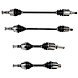 SET-GSPNCV10138-4A Front and Rear, Driver and Passenger Side Axle Assembly - Set of 4 4WD, 3.6L, 6Cyl