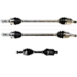 SET-GSPNCV10164-3A Front, Passenger Side and Rear, Driver and Passenger Side Axle Assembly - Set of 3 4WD