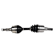 2017 GMC Canyon - Front, Driver and Passenger Side Axle Assembly, With Standard Suspension, 2.5L 4Cyl
