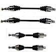SET-GSPNCV10235-4A Front and Rear, Driver and Passenger Side Axle Assembly - Set of 4 AWD