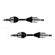 SET-GSPNCV10244-2 Front, Driver and Passenger Side Axle Assembly - Set of 2