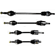 SET-GSPNCV10269-4 Front and Rear, Driver and Passenger Side Axle Assembly - Set of 4, 3.4L, 6Cyl