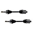 SET-GSPNCV10566-2 Front, Driver and Passenger Side Axle Assembly - Set of 2
