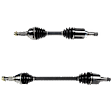 2009 Chevrolet Equinox - Front And Rear, Driver Side Axle Assembly, 3.6L 6Cyl