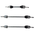 SET-GSPNCV11091-3B Front, Driver Side and Rear, Driver and Passenger Side Axle Assembly - Set of 3, 2.0L, 4Cyl
