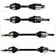 SET-GSPNCV11159-4A Front and Rear, Driver and Passenger Side Axle Assembly - Set of 4
