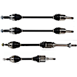 SET-GSPNCV11165-4 Front and Rear, Driver and Passenger Side Axle Assembly - Set of 4, 2.5L, 4Cyl