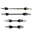 SET-GSPNCV11509-4B Front and Rear, Driver and Passenger Side Axle Assembly - Set of 4 FWD