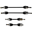 SET-GSPNCV11509-4D Front and Rear, Driver and Passenger Side Axle Assembly - Set of 4 FWD