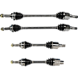 SET-GSPNCV11569-4A Front and Rear, Driver and Passenger Side Axle Assembly - Set of 4 FWD, 2.3L, 4Cyl