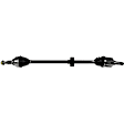 SET-GSPNCV12018-4 Front and Rear, Driver and Passenger Side Axle Assembly - Set of 4, 3.6L, 6Cyl