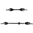 SET-GSPNCV12018-A Front, Driver and Passenger Side Axle Assembly - Set of 2, 2.4L, 4Cyl