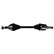 SET-GSPNCV12018-A Front, Driver and Passenger Side Axle Assembly - Set of 2, 2.4L, 4Cyl