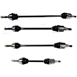 SET-GSPNCV12056-4 Front and Rear, Driver and Passenger Side Axle Assembly - Set of 4 FWD, 3.5L, 6Cyl