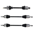 SET-GSPNCV12077-3 Front, Driver Side and Rear, Driver and Passenger Side Axle Assembly - Set of 3, 3.6L, 6Cyl