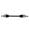 SET-GSPNCV12077-3 Front, Driver Side and Rear, Driver and Passenger Side Axle Assembly - Set of 3, 3.6L, 6Cyl