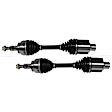 SET-GSPNCV12184-2 Front, Driver and Passenger Side Axle Assembly - Set of 2 4WD