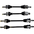 SET-GSPNCV12509-4B Front and Rear, Driver and Passenger Side Axle Assembly - Set of 4