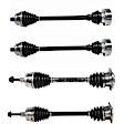 SET-GSPNCV23548-4A Front and Rear, Driver and Passenger Side Axle Assembly - Set of 4, 2.8L, 6Cyl