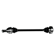 2008 BMW 535xi - Front and Rear, Driver and Passenger Side Axle Assembly, Automatic Transmission, 3.0L 6Cyl Automatic