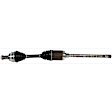 2008 BMW 328xi - Front and Rear, Driver and Passenger Side Axle Assembly, 3.0L 6Cyl
