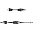 2018 BMW X2 - Front, Driver and Passenger Side Axle Assembly, 2.0L 4Cyl