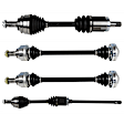 SET-GSPNCV27502-4B Front and Rear, Driver and Passenger Side Axle Assembly - Set of 4
