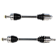 SET-GSPNCV36015-A Front, Driver and Passenger Side Axle Assembly - Set of 2, 2.4L, 4Cyl