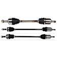 SET-GSPNCV36160-3 Front, Driver Side and Rear, Driver and Passenger Side Axle Assembly - Set of 3