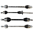 SET-GSPNCV36193-4 Front and Rear, Driver and Passenger Side Axle Assembly - Set of 4, 3.5L, 6Cyl