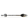 SET-GSPNCV36193-4 Front and Rear, Driver and Passenger Side Axle Assembly - Set of 4, 3.5L, 6Cyl