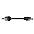 SET-GSPNCV36193-4 Front and Rear, Driver and Passenger Side Axle Assembly - Set of 4, 3.5L, 6Cyl