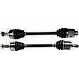SET-GSPNCV36577-A Front, Driver and Passenger Side Axle Assembly - Set of 2, 3.5L, 6Cyl