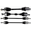 SET-GSPNCV36587-4 Front and Rear, Driver and Passenger Side Axle Assembly - Set of 4, 1.8L, 4Cyl