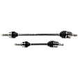 SET-GSPNCV37557-B Front, Driver and Passenger Side Axle Assembly - Set of 2