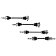 SET-GSPNCV39051-4B Front and Rear, Driver and Passenger Side Axle Assembly - Set of 4, 3.7L, 6Cyl