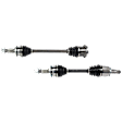 2018 Infiniti Q50 - Front, Driver and Passenger Side Axle Assembly, 3.5L 6Cyl