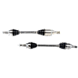 SET-GSPNCV39053 Rear, Driver and Passenger Side Axle Assembly - Set of 2, 3.5L, 6Cyl
