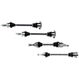 SET-GSPNCV39060-4 Front and Rear, Driver and Passenger Side Axle Assembly - Set of 4