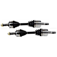 2004 Isuzu Axiom - Front, Driver and Passenger Side Axle Assembly, 3.5L 6Cyl