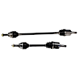 SET-GSPNCV47002-B Front, Driver and Passenger Side Axle Assembly - Set of 2