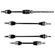 SET-GSPNCV47069-4 Front and Rear, Driver and Passenger Side Axle Assembly - Set of 4 AWD, 2.5L, 4Cyl