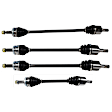 SET-GSPNCV51520-4 Front and Rear, Driver and Passenger Side Axle Assembly - Set of 4, 2.0L, 4Cyl