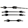 SET-GSPNCV53032-4 Front and Rear, Driver and Passenger Side Axle Assembly - Set of 4 AWD, 2.5L, 4Cyl