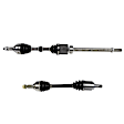 SET-GSPNCV53096-A Front, Driver and Passenger Side Axle Assembly - Set of 2, 3.5L, 6Cyl