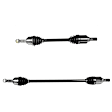 SET-GSPNCV53120 Front, Driver and Passenger Side Axle Assembly - Set of 2, 1.6L, 4Cyl